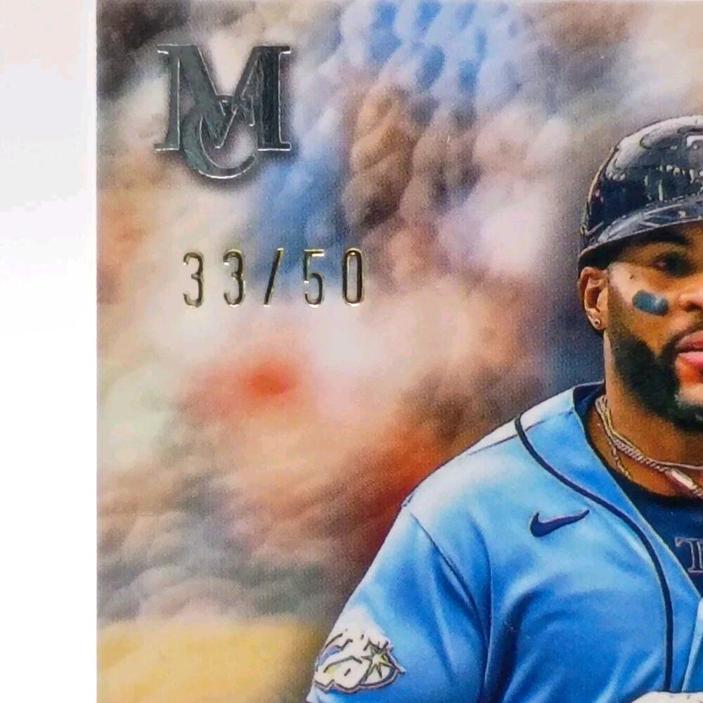 2023 Topps Museum Yandy Diaz MMR-YD Meaningful Materials /50 Game Used - Picture 2 of 3